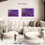 Mauve abstrait - reproduction sur toile tendue-536674285