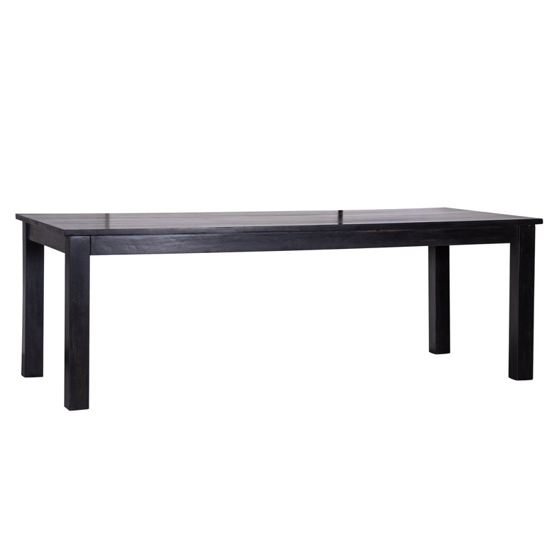 Cire Rectangular Dining Table, Black