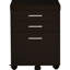 Rangement pour 3 bureaux - Finition cappuccino
