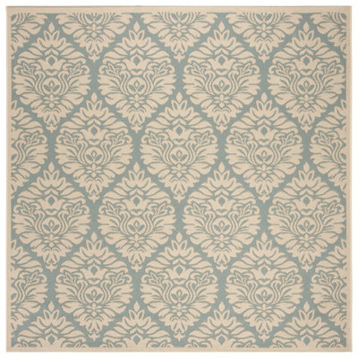 Frankee Performance Damask Indoor/Outdoor Area Rug
