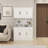 71" Kitchen Pantry Storage Cabinet With Microwave Oven Countertop, Freestanding Hutch Cabinet With Adjustable Shelves, 6 Doors And 1 Drawer-2141117491