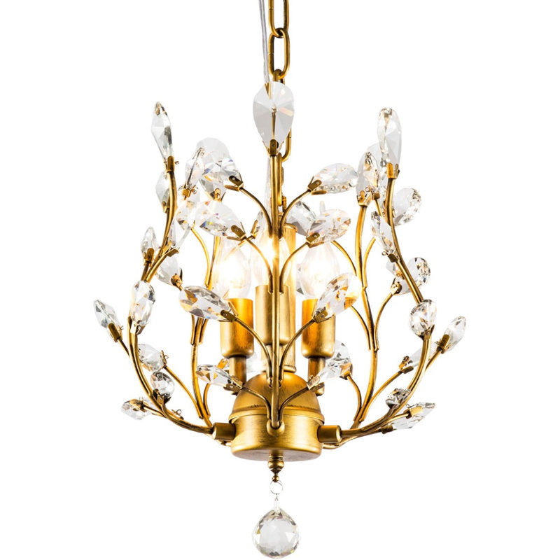 Luminaire suspendu en cristal 1 lumière Jocalyn