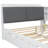 Wood Platform Bed With Trundle, Headboard Storage, And Shelves In White - Classic Look Full Size Shelf Box Practical Option