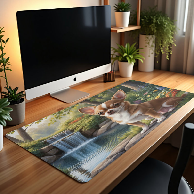 Polyester Desk Pad, 23.6x13.8