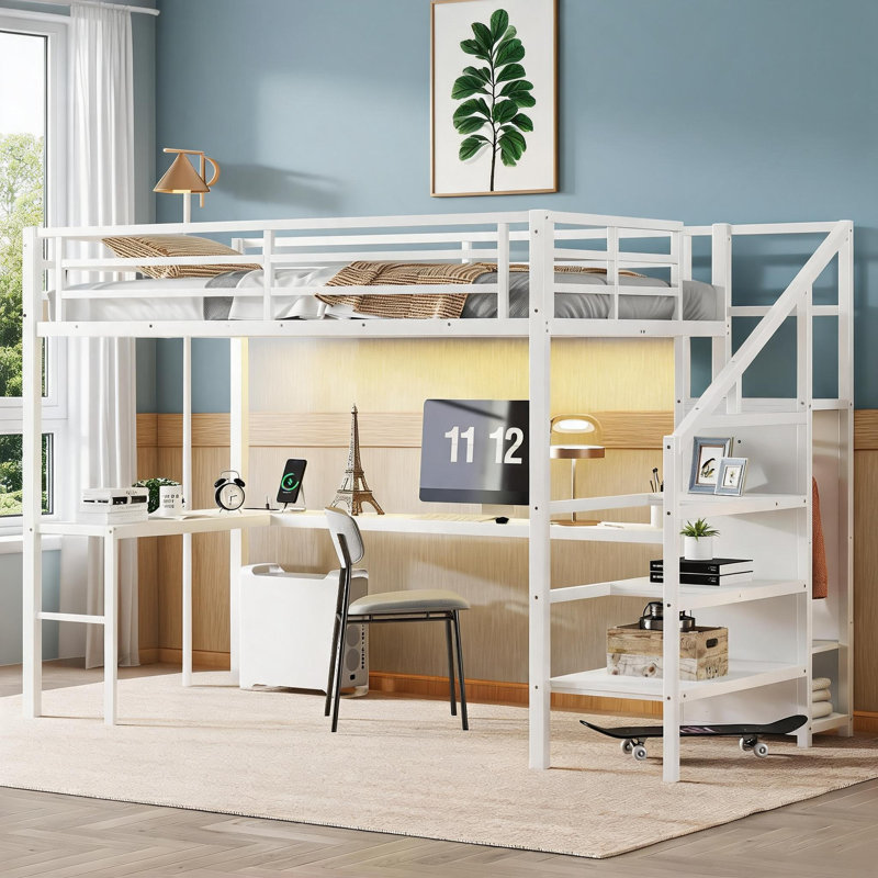 Structure de lit mezzanine Modern Silhouette