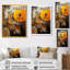 «Solitaire Glow Full Moon Solitude», art mural abstrait-405237588-405237583