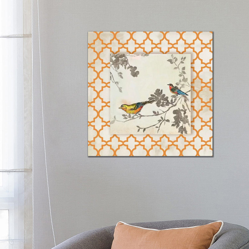 Audubon Tile IV by Asia Jensen - Wrapped Canvas Print