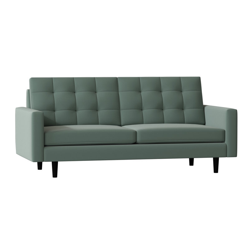 Upholstered 79'' Sofa, Klein Laguna, 60 Inches, Black