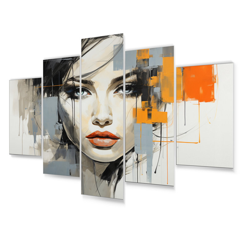 Fashion Geometric Silhouette II Fashion Wall Decor