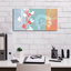 «Coral Flowers» par Jan Weiss, art mural sur toile-923013563