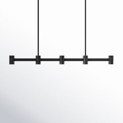 Braulio 5 - Light Black Brass LED Kitchen Island Pendant