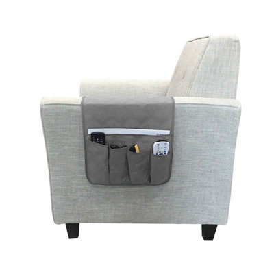 Couch Remote Control Holder,TV Remote Control Holder,Sofa Armrest Organizer,Gray