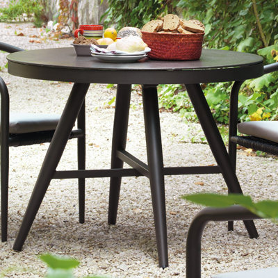 Abington Round Outdoor Dining Table , 100cm cm W 100cm cm D