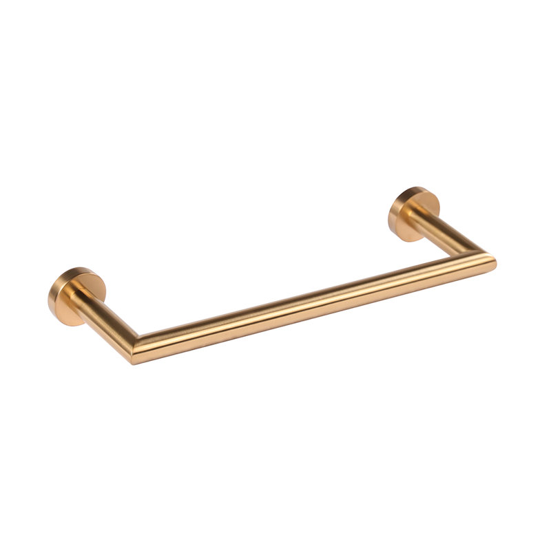 Ronda Towel Bar, 1.625'' H x 12.125'' L x 3.625'' D, Brushed Gold