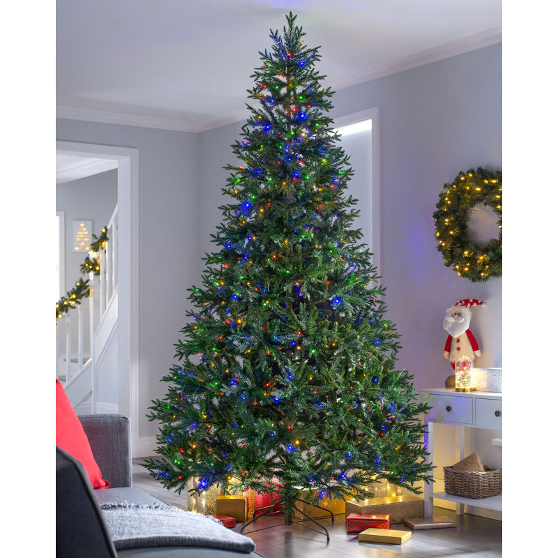 Lighted Artificial Christmas Tree, 2.44m H