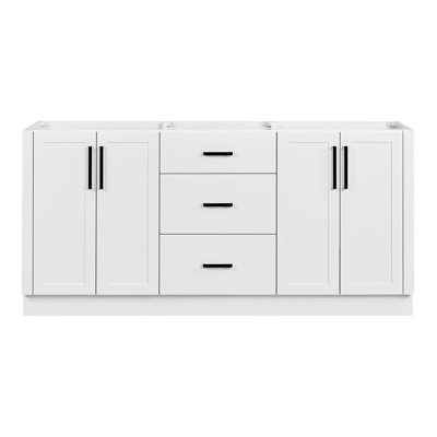   Armoire à double cuve blanche Loren