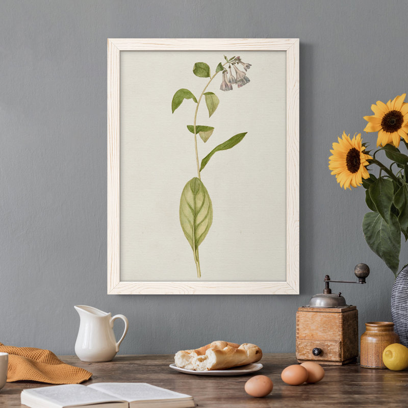 Mauve Garden Flowers IV, toile encadrée de qualité supérieure - prête à être accrochée, H 24 po x l 20 po x P 1 po, Blanc