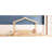 Twin Size ' House Bed - Natural Wood Frame With Fence & Comfort 'S Cozy Sleeping Area-998919761-998919767