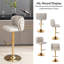 Tabouret de bar pivotant à hauteur réglable Zager -427454289