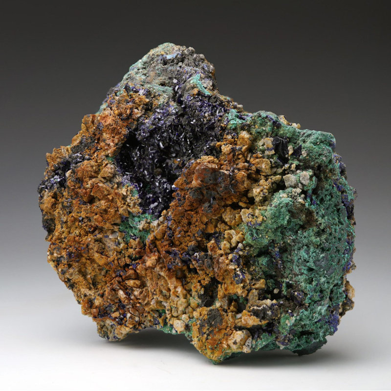 Azurite avec malachite - 1,28 lb