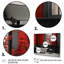 Rouge moderne, charme de salle de bain V - Art mural-91459444-91459448