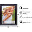 Cadre 10 po x 13 po en plastique brun