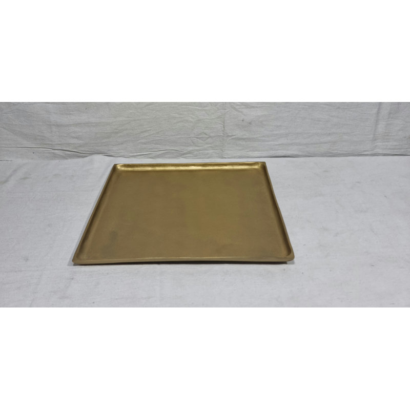 Support pour plante Brextyn, Laiton, H 1,18 po x l 19,29 po x P 19,29 po