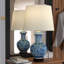 Porcelain Round Vase 24.5" Table Lamp