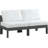 Kylis 60'' Wide Aluminum Loveseat with Cushions-61209618-61209621