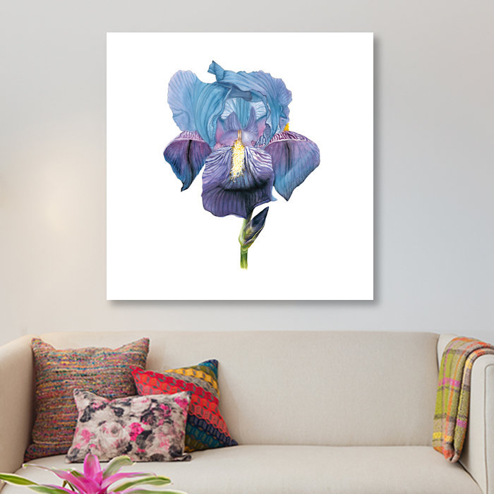 «Brighton Blooms IV», impression sur toile, H 37 po x l 37 po x P 1,5 po, Toile tendue, Pas de tapis