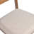 Archy 17" wide Rustic Farmhouse Solid Wood Ladder Back Upholstered Dining Side Chair-439192315