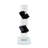 Crystal Candlestick Diagonal Block Design with Black-406838862