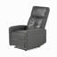 Fauteuil inclinable manuel standard en similicuir de 26 po de largeur-610155551