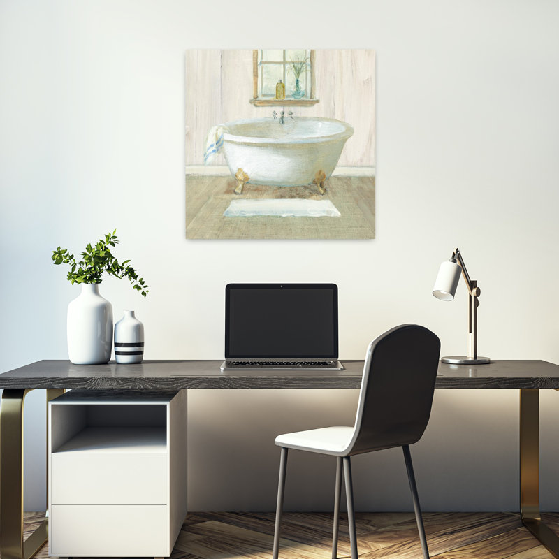 Art contemporain pour salle de bain, H 18 po x l 18 po