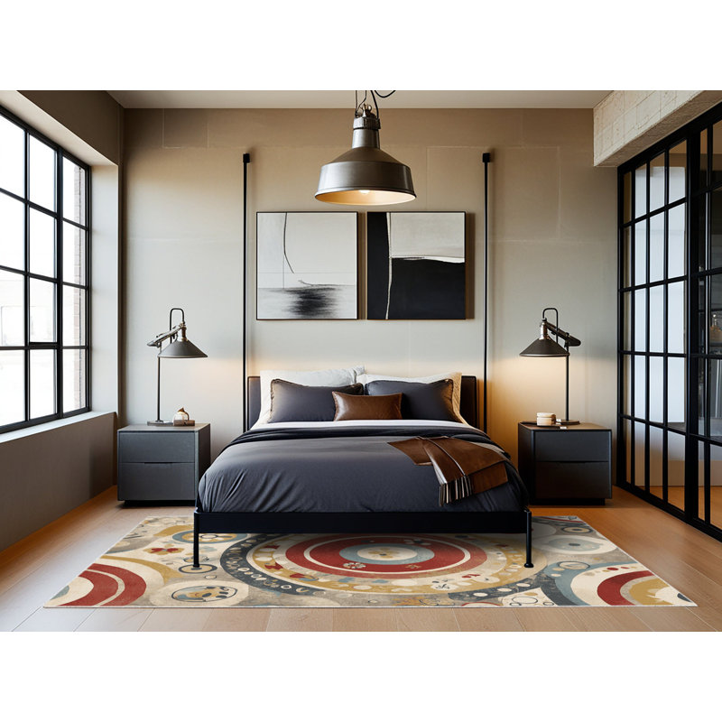 Tapis Quirky Dash, Rectangulaire 2 pi x 3 pi