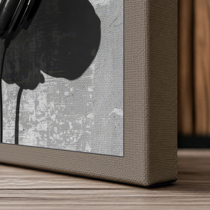 Suspended Harmony Industrial - Wrapped Canvas, 18x12 - 45.7 x 30.5 cm, Taupe Border