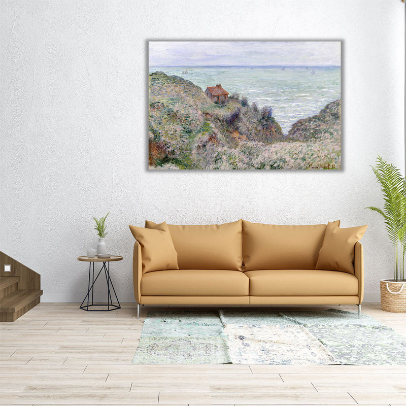 Cabine de la montre des douanes, 1882 - reproduction d'art sur toile, H 32 po x l 48 po