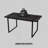 59 " Dining Table Modern Industrial Rectangular MDF Black , 4-6 People, 1.5" Thick Engineering Wood Tabletop And Black Rectangular Metal Legs, Used For Home & Kitchen-300867854
