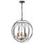 Mcgowan 3 - Light Black/Copper Sphere Pendant