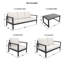 Ensemble de conversation avec canapé 4 pièces Townsend avec coussins Sunbrella®-975344008