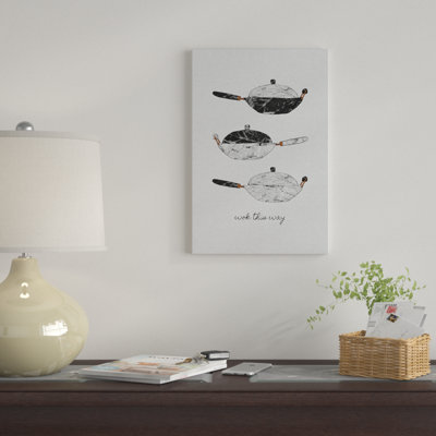 « wok this way », impression sur toile