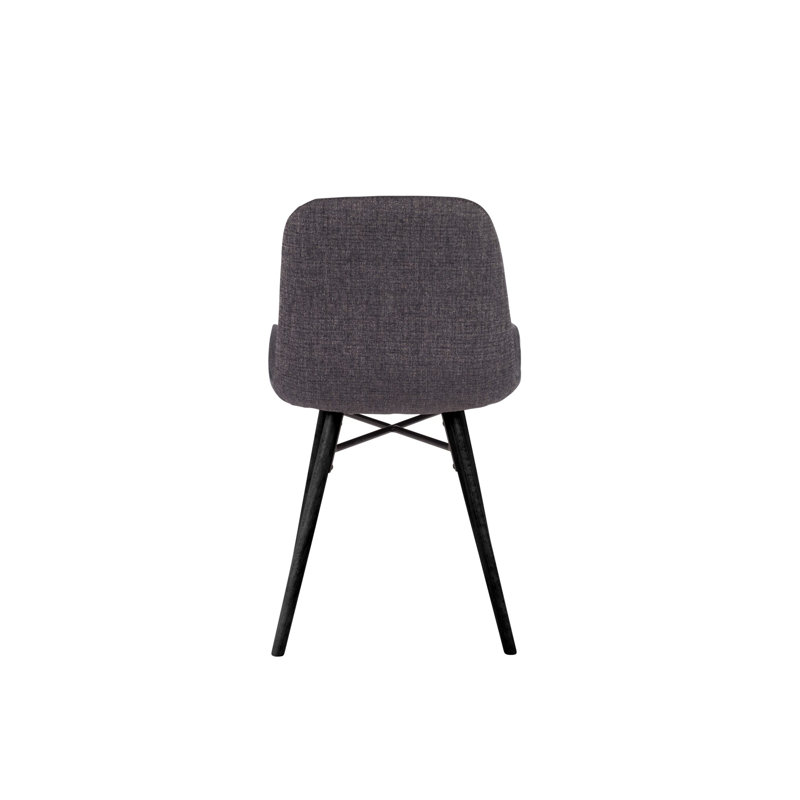 Upholstered Dining Chair, Light Gray