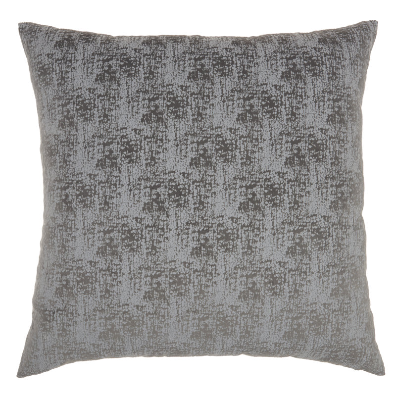 Abstract Throw Pillow, Charcoal