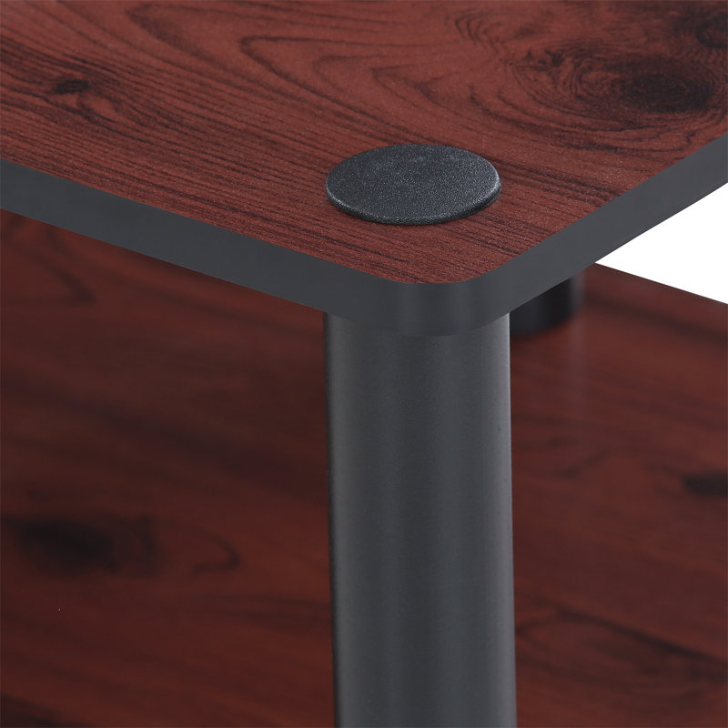 TV Stand for TVs up to 32", Dark Cherry/Black