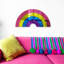 Décoration murale miroir arc-en-ciel en acrylique-460453402