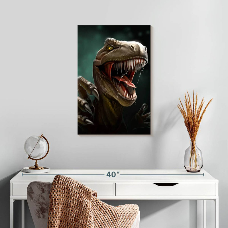 Brampt Vicious Dinosaur, 24" H x 16" W