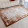 Abrienne Soft Shiny Border Orange/Grey Rug