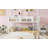 Low Twin Over Twin Bunk Bed, Floor Bunk Bed With Ladder-846819118