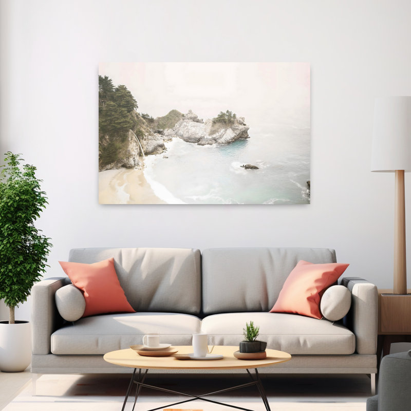 Art mural contemporain MacWays Falls, 40" H x 60" W