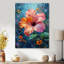 Rose, vert, tropical, oasis, hibiscus - Hibiscus, impression d'art mural-1002025056-1002025058